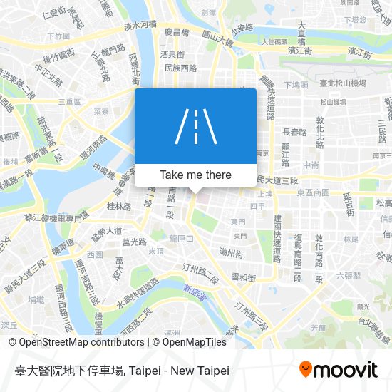 臺大醫院地下停車場地圖