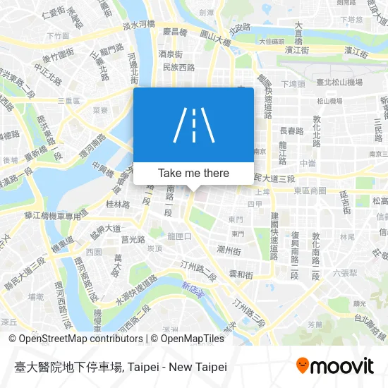 臺大醫院地下停車場 map