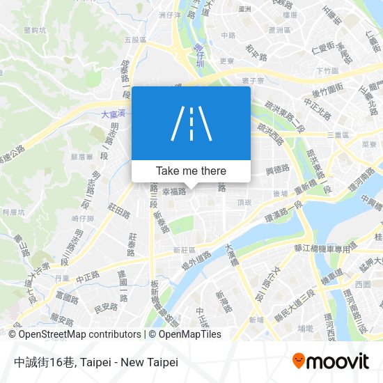 中誠街16巷 map