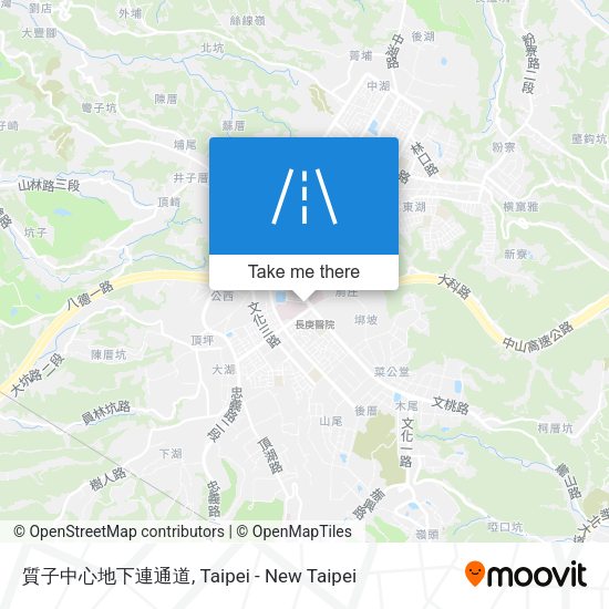 質子中心地下連通道地圖