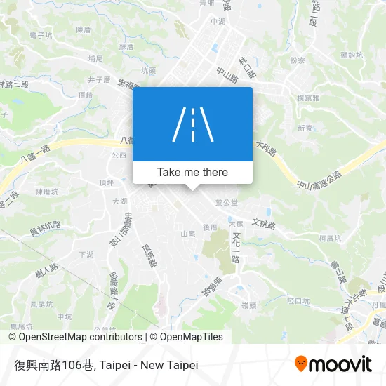 復興南路106巷地圖