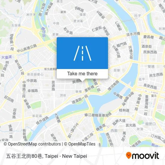 五谷王北街80巷地圖