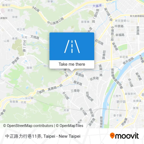 中正路力行巷11弄地圖
