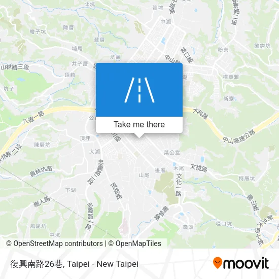 復興南路26巷地圖