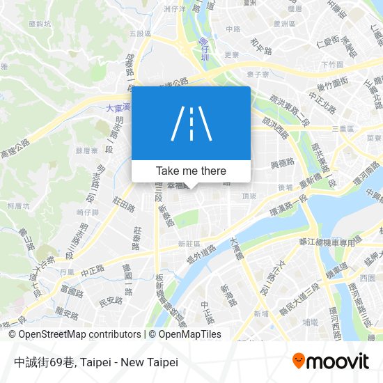 中誠街69巷 map