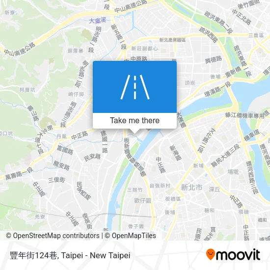 豐年街124巷地圖
