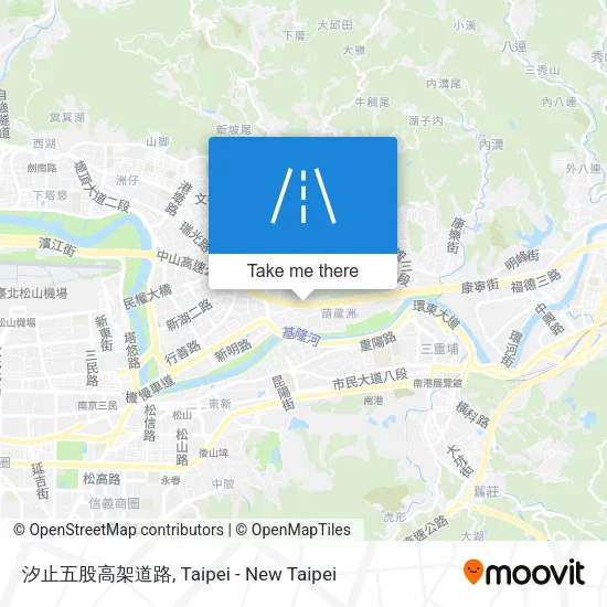 汐止五股高架道路 map