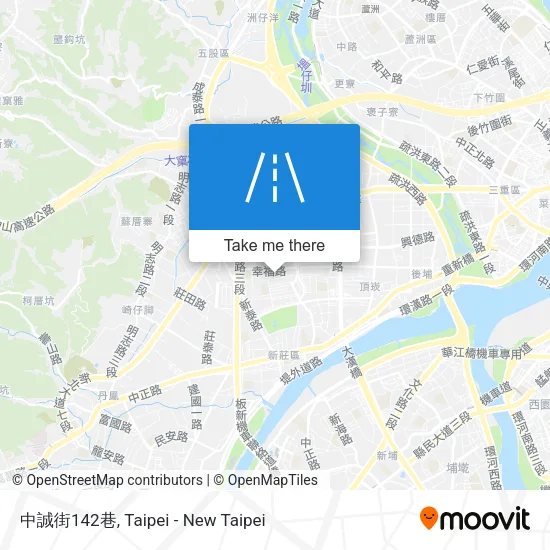 中誠街142巷 map