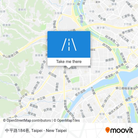 中平路184巷地圖