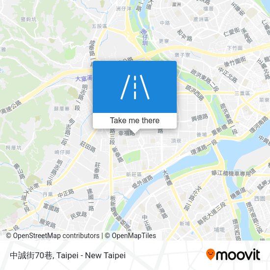 中誠街70巷 map