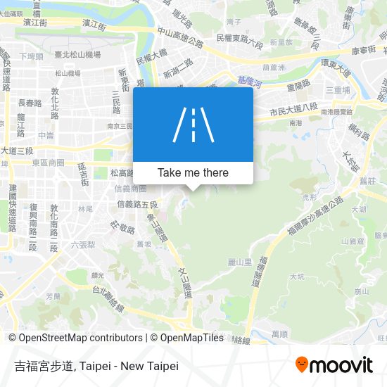 吉福宮步道地圖