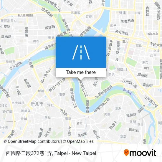 西園路二段372巷1弄地圖