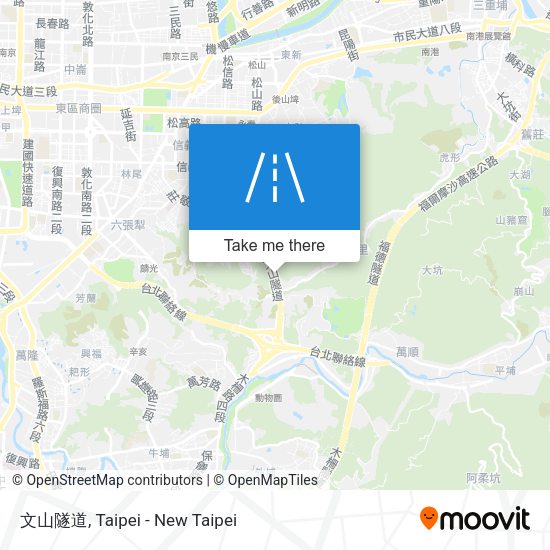 文山隧道 map