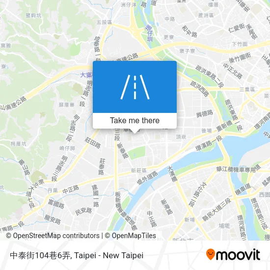 中泰街104巷6弄地圖