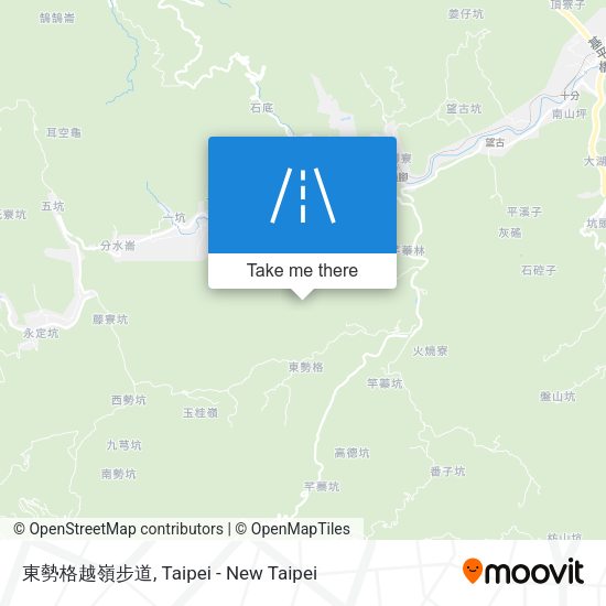 東勢格越嶺步道 map