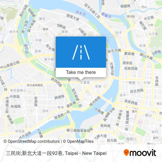 三民街;新北大道一段92巷 map