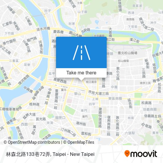 林森北路133巷72弄地圖
