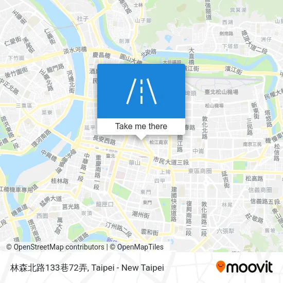 林森北路133巷72弄地圖