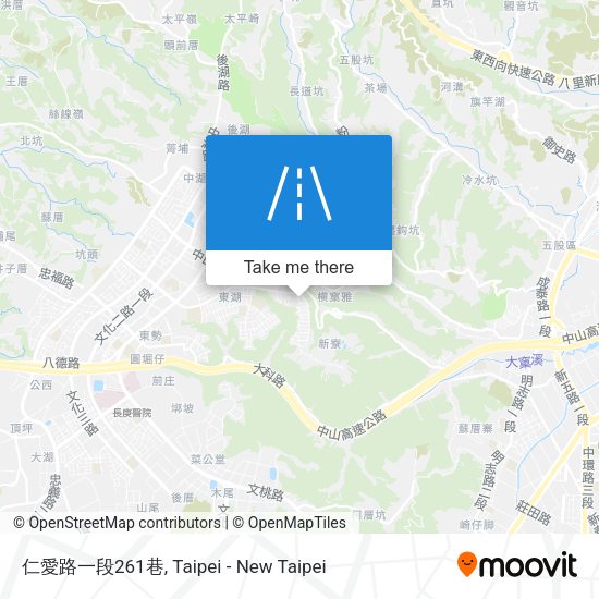 仁愛路一段261巷 map