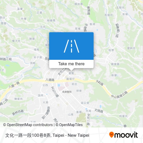 文化一路一段100巷8弄 map