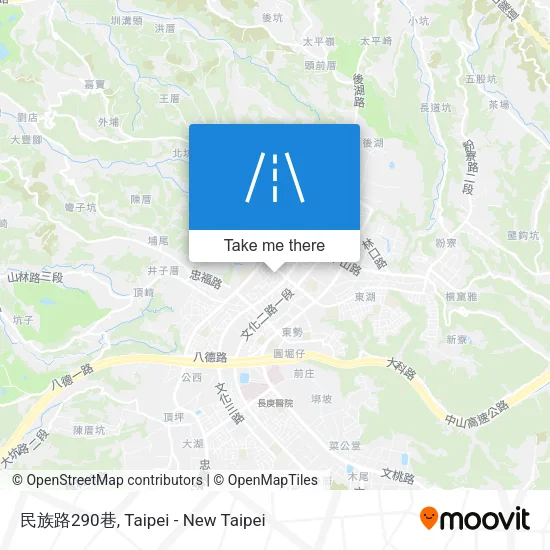 民族路290巷地圖