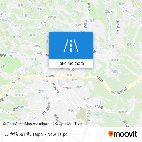 忠孝路561巷地圖