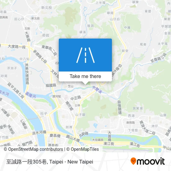 至誠路一段305巷地圖