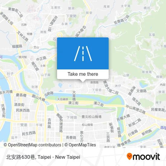 北安路630巷地圖