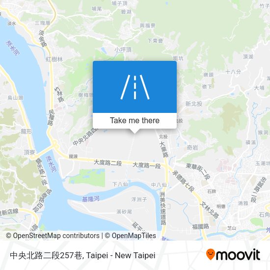 中央北路二段257巷 map