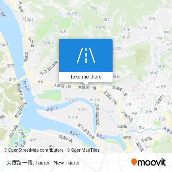大度路一段 map