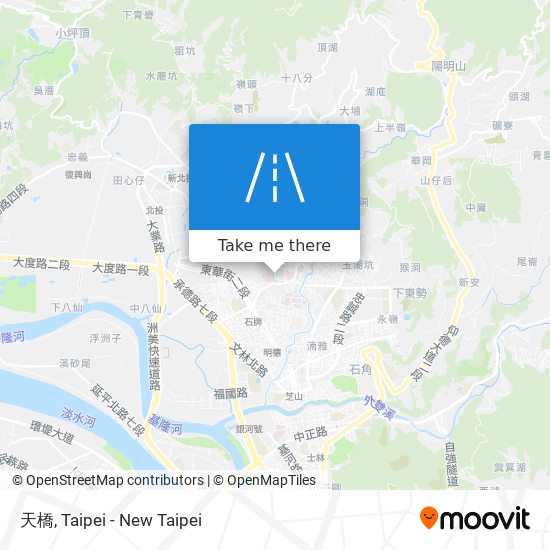 天橋 map