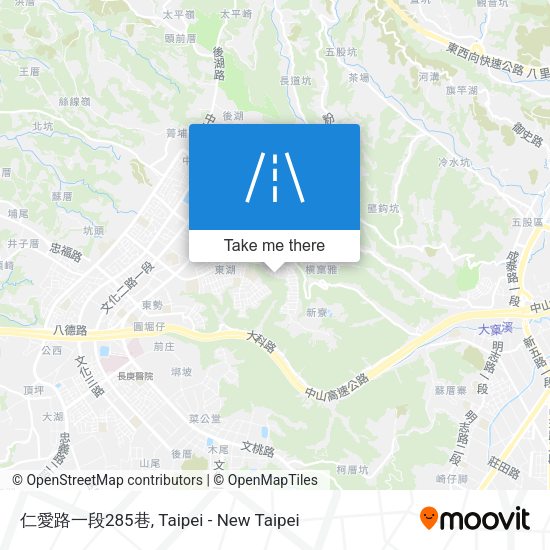 仁愛路一段285巷 map