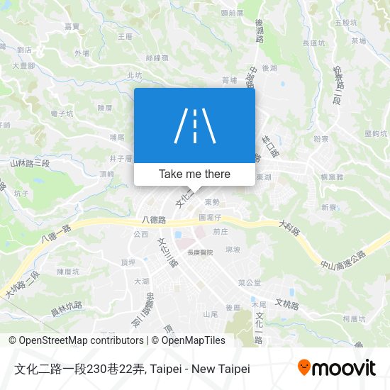 文化二路一段230巷22弄地圖
