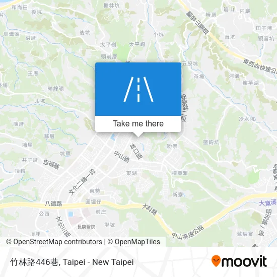 竹林路446巷地圖