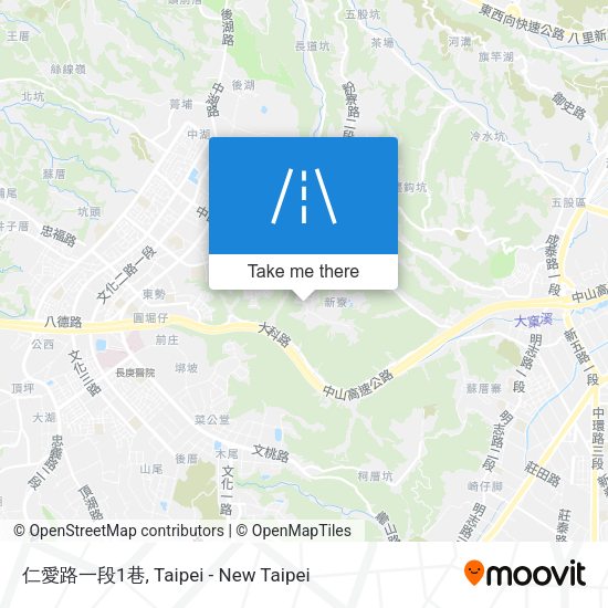 仁愛路一段1巷地圖