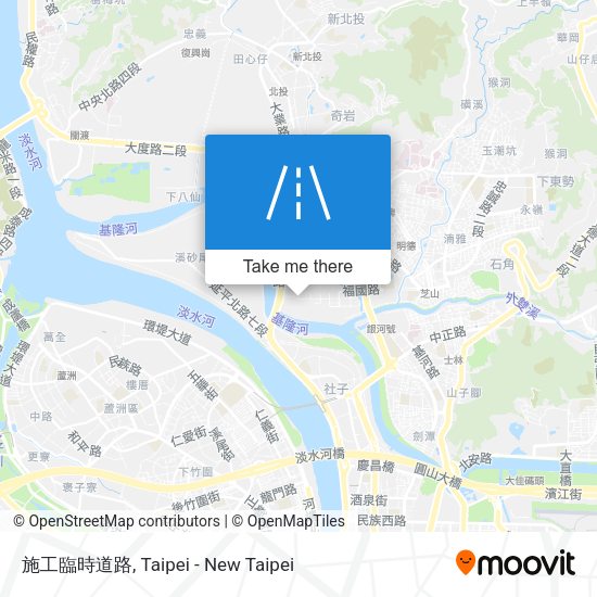 施工臨時道路 map