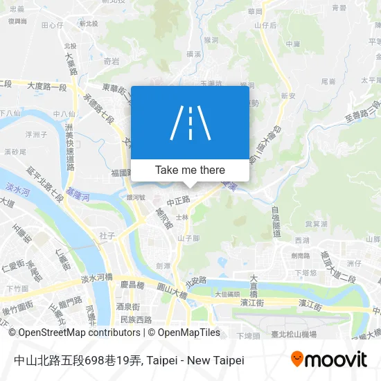 中山北路五段698巷19弄地圖