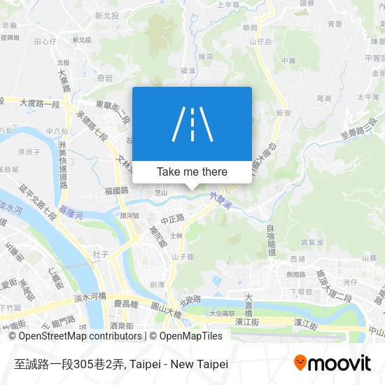 至誠路一段305巷2弄地圖
