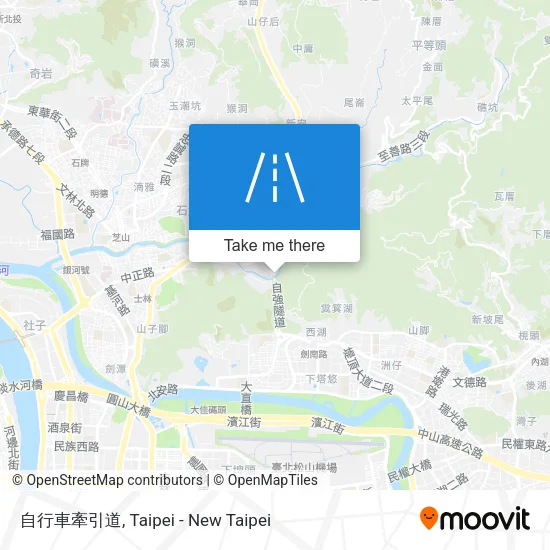 自行車牽引道地圖