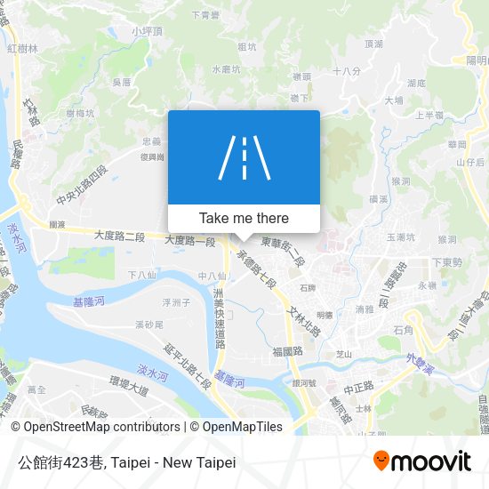 公館街423巷地圖
