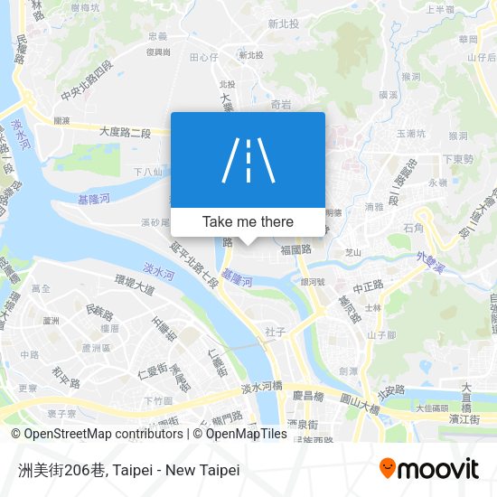 洲美街206巷 map