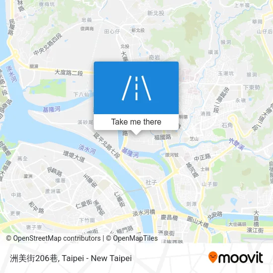 洲美街206巷地圖