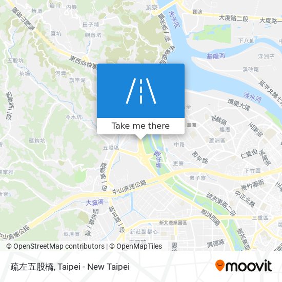 疏左五股橋 map