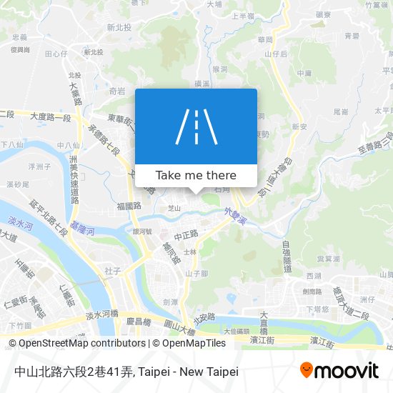 中山北路六段2巷41弄地圖