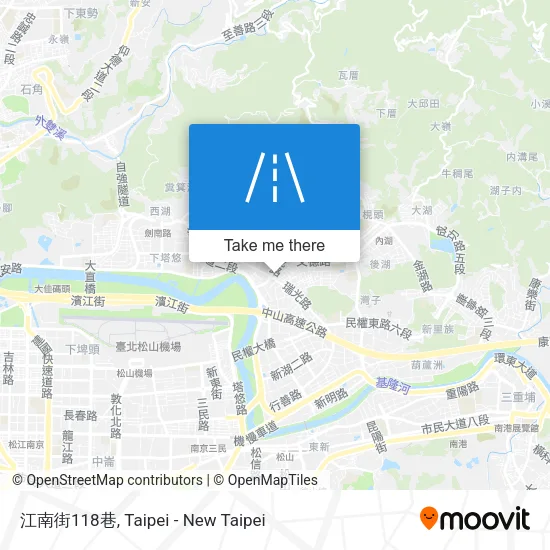 江南街118巷地圖
