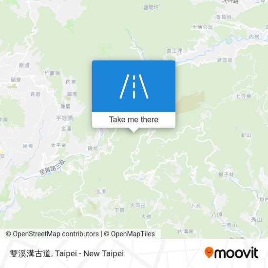 雙溪溝古道地圖