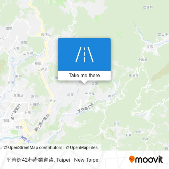 平菁街42巷產業道路 map