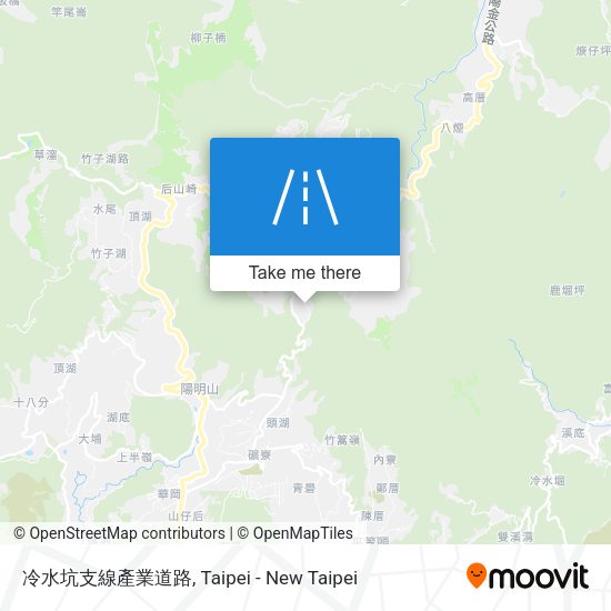 冷水坑支線產業道路 map