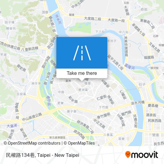 民權路134巷地圖