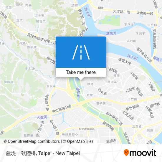 蘆堤一號陸橋 map